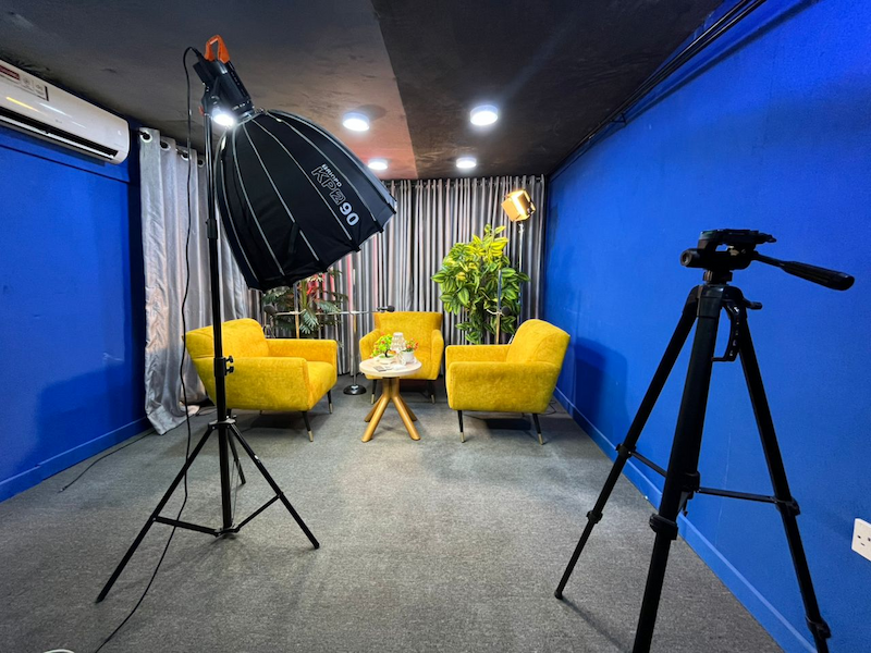 podcast studio